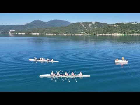 Lac Serre Ponçon Randonnée Club Aviron Embrun   juin 2025